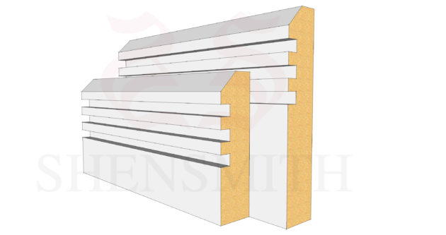 45 Rebated 3 Beech Skirting Board