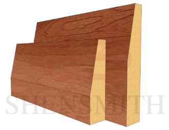 Bevelled Cherry Skirting Board