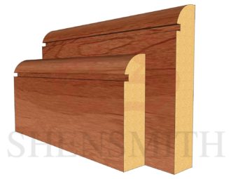 Bullnose Rebated 1 Cherry Skirting Board