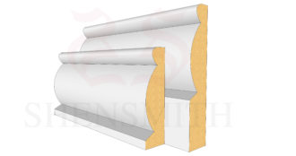 Domed Beech Skirting Board