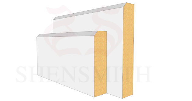 Edge 2 Beech Skirting Board