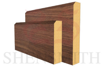 Edge 2 Walnut Skirting Board