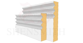 Jazz 3 Beech Skirting Board