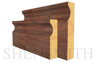 Modern Walnut Skirting Board
