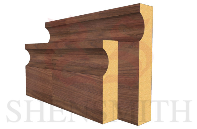 Modern Walnut Skirting Board