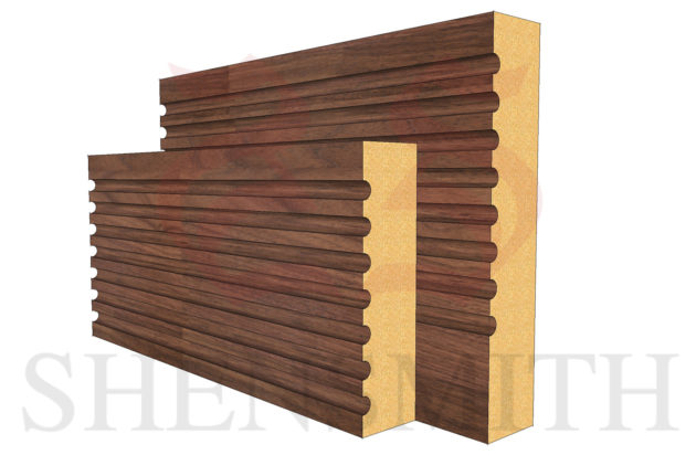 Panel Walnut Skirting Board