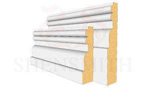 Reeded 2 Beech Skirting Board