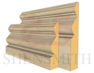 Victoriana Ash Skirting Board