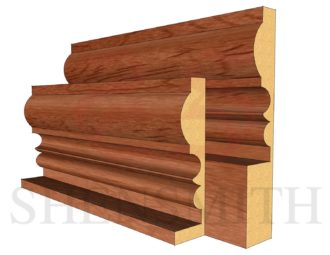 Wessex Cherry Skirting Board
