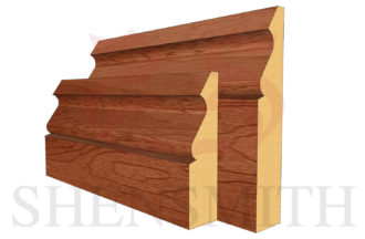 Ogee 3 Cherry Skirting Board
